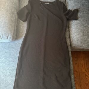 Mario Serrani Black Short Sleeve Dress